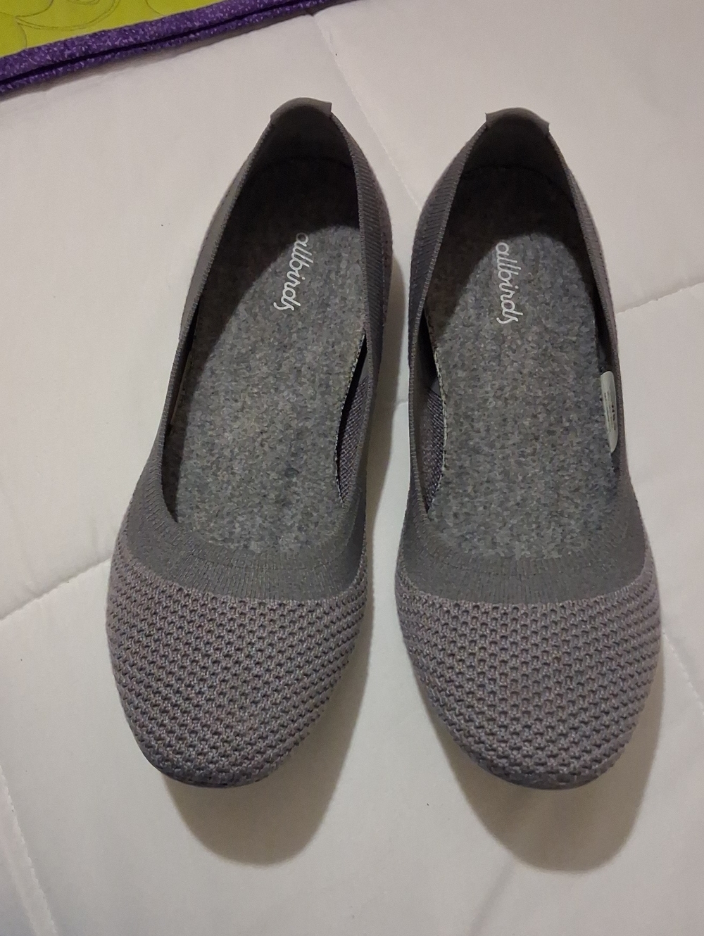 Allbirds Women's Gray Knit Ballet Flats Sz 8.5